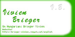 vivien brieger business card